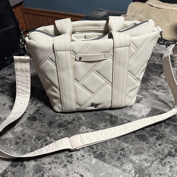 lug Handbags - Lug Cream Quilted Crossbody Bag